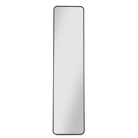 LISSO MIRROR STANDING ALUMINIUM BLACK 40x165