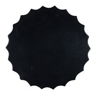 ROMAN SIDE TABLE WOOD MANGO BLACK 36x36xH49cm IN