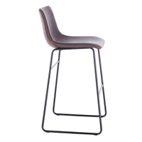 NUEVO XL STOOL BAR FABRIC BROWN ANTIQUE WASHED BLA