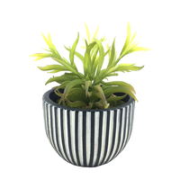 LAKHSMI 3 ARTIFICIAL PLANT IN PLANTER POLYRESIN BL