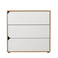 SMILE COMMODE CHIPBOARD WITH MELAMINE CARTA SONOMA WHITE E1 PRC