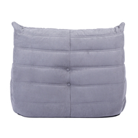 COMODO POUF FABRIC GREY LIGHT FOAM E1 PRC