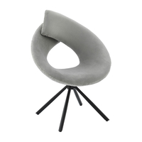 RIBBON ARMCHAIR SWIVEL BEIGE 68x73x92