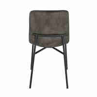 BRICK CHAIR FABRIC OLIVE GREEN METAL BLACK E1 PRC