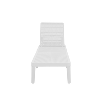 SEAGULL SUNBED PP WHITE 191x55x29 PRC