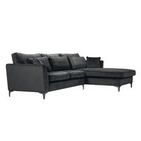 FOREVER SOFA CORNER RIGHT EASY CLEAN FABRIC ANTHRACITE E1 EU