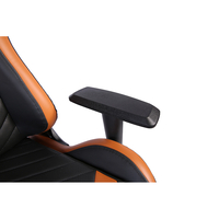 DYSKORD GAMING CHAIR DESK FABRIC BLACK NYLON CAMEL METAL 50x74xH137cm PRC