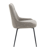 DON CHAIR FABRIC BROWN LIGHT YELLOW METAL BLACK E1 PRC
