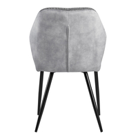 KITE CHAIR FABRIC GREY METAL BLACK E1 PRC
