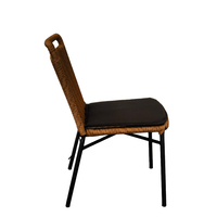 HANG CHAIR PE WOVEN NATURAL DARK BLACK 48x61xH83cm PRC
