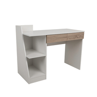 TRIGOT 2 DESK BOOKCASE MELAMINE SONOMA WHITE 110x50xH85cm E1 EU