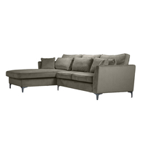 FOREVER SOFA CORNER LEFT EASY CLEAN FABRIC ELEPHANT E1 EU