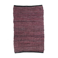 PLUM CARPET LEATHER PURPLE 60x90cm IN