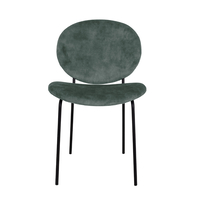 BEETLE CHAIR FABRIC WATER GREEN METAL E1 PRC