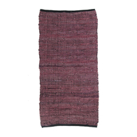 PLUM CARPET LEATHER PURPLE 70x150cm IN