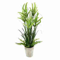 TARRIETA ARTIFICIAL PLANT IN PLANTER PVC PE GREEN