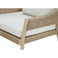 SUMATRA LOUNGE SET 1+2 WOOD EUCALYPTUS NATURAL BEI