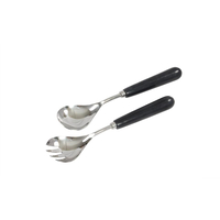 MARMO SERVING SET STEEL MARBLE BLACK 28x6xH2cm IN