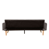 PANTA SOFA BED 3SEAT FABRIC GREY DARK E1 PRC