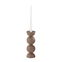 FORMAS CANDLE HOLDER ALUMINIUM 8x8xH24cm IN