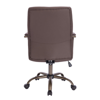 KORD CHAIR DESK FABRIC BROWN METAL GUNMETAL 58,5x6