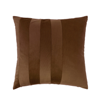 SERI DECOR CUSHION VELVET BROWN 45x45cm PRC