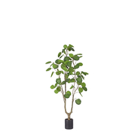 MONEY POCKET ARTIFICIAL PLANT IN POT PE GREEN H150