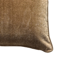 HOMBURG B DECOR CUSHION COTTON VELVET GOLD 50x50 I