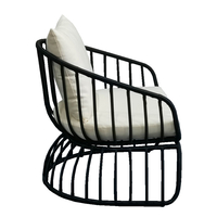 MISA ARMCHAIR RATTAN BLACK 78x85xH75cm PRC