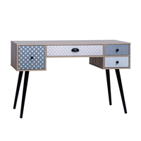 EZRA CONSOLE MELAMINE SONOMA WITH PATTERN BLACK 120x40xH75cm E1 PRC