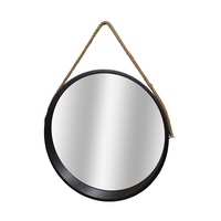 RINGO MIRROR WALL MDF BLACK 60x7,5xH60cm E1 PRC