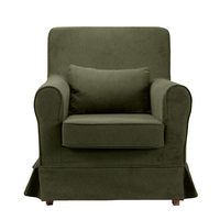 HAPPY ARMCHAIR EASY CLEAN FABRIC GREEN E1 EU