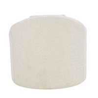 SOFTY ARMCHAIR SWIVEL FABRIC CREAM METAL E1 PRC