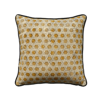 SAMOAN B DECOR CUSHION COTTON VISCOSE BEIGE DIJON