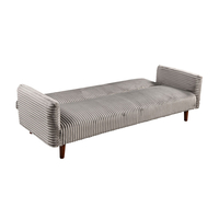 COTTLE SOFA BED 3SEAT FABRIC GREY LIGHT E1 PRC