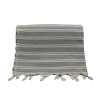 AMMOS 1 THROW COTTON BEIGE 150x210cm IN