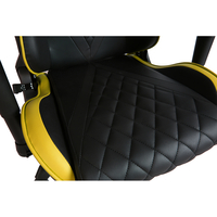 RANGER GAMING CHAIR DESK FABRIC BLACK NYLON YELLOW METAL 52x74xH138cm PRC