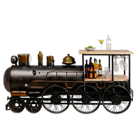 TRAIN CONSOLE BAR METAL GUNMETAL NATURAL BLACK 226