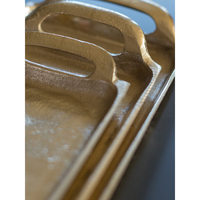 ADORO TRAY ALUMINIUM GOLD 61x16xH4cm IN