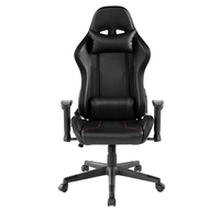MAXIMUS GAMING CHAIR DESK FABRIC BLACK NYLON METAL 51x74xH135cm PRC