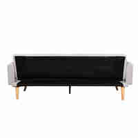 PANTA SOFA BED 3SEAT FABRIC GREY LIGHT E1 PRC