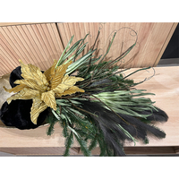 FEDER SINGLE ARTIFICIAL BRANCH WITH FEATHERS POLYE