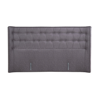 ORIGAMI BED WITH STORAGE (FOR MATTRESS 160x200cm) VELVET GREY 26-902 E1 TR