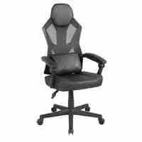 FUSION GAMING CHAIR DESK FABRIC BLACK NYLON PP 50x74xH137cm PRC