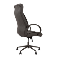 BOSS CHAIR DESK FABRIC BLACK GUNMETAL 63x68xH126cm PRC