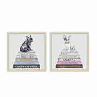 PEROS PAINTING SET 2PCS MDF MULTICOLOR PAPER FRAME