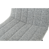 PRAGA CHAIR FABRIC GREY LIGHT METAL BLACK E1 PRC