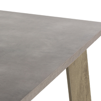 BONDI TABLE MELAMINE CEMENT SONOMA DARK E1 PRC