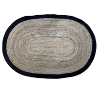 SHYLA CARPET OVAL BLACK 200x300cm IN