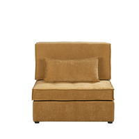 MEXICO ARMCHAIR EASY CLEAN FABRIC MUSTARD E1 EU
